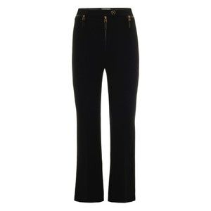 Elisabetta Franchi Tailored Black Trousers With Flared Leg - NWT